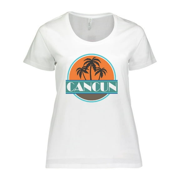 Inktastic Cancun Mexico Vacation Women's Plus Size T-Shirt