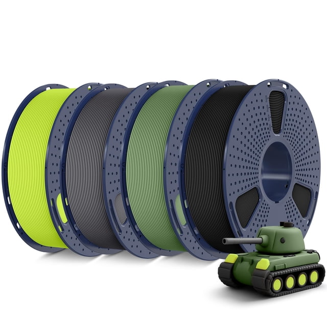 Filamento para impresora 3D SUNLU PLA mate, 1,75 mm, paquete de 4 kg