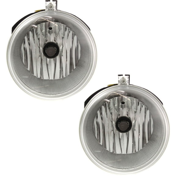 Garage-Pro Front Fog Light Set of 2 Compatible With 2005-2009 Dodge Dakota, Fits 2005-2010 Jeep Grand Cherokee OE comparable With bulb(s) Driver and Passenger Side