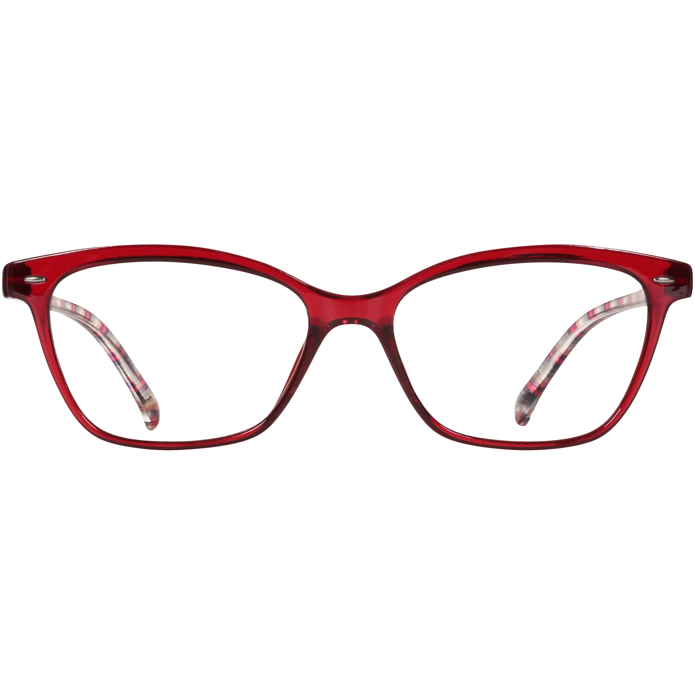 EV1 Pippa Crystal Red +1.50 Reading Glasses with Case