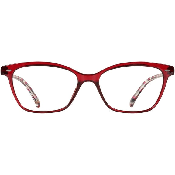 EV1 Pippa Crystal Red  1.50 Reading Glasses with Case