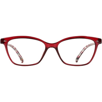 EV1 Pippa Crystal Red +1.50 Reading Glasses with Case