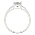 thumbnail image 4 of Solitaire Engagement Ring for Women - 2ct Simulated Diamond in 14K White Gold Promise Ring, 4 of 6