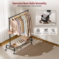 thumbnail image 4 of Perchero de metal SLEEPING LAMB de 109 cm de ancho con ruedas, 4 of 7