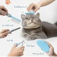 thumbnail image 3 of The Cat Ladies Cat Grooming Kit - 5 Piece Brushes Kit - With Comb and Matted Fur Undercoat Deshedding Cat Hair Brush for Long Haired Cats or Short Haired Kittens or Bunny Rabbits, 3 of 8