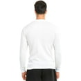 thumbnail image 4 of Men's Classic Waffle-Knit Medium Weight Thermal Top L, White, 4 of 4
