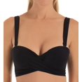 thumbnail image 2 of Women's Coco Reef U95988 Classic Solids Five Way Bra Sized Bikini Swim Top (Black 32-34 D), 2 of 4