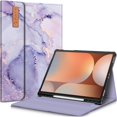 thumbnail image 1 of Funda para tablet FINTIE Galaxy Tab S10 Plus 12.4" mármol lila, 1 of 9