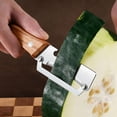 thumbnail image 3 of shyuyusa Wooden Handle Vegetable Peeling Tool, Protective Sleeve Equipped Peeler, Multi Functional Kitchen Gadget for Fruit and Vegetable Daily Processing Work, 3 of 8