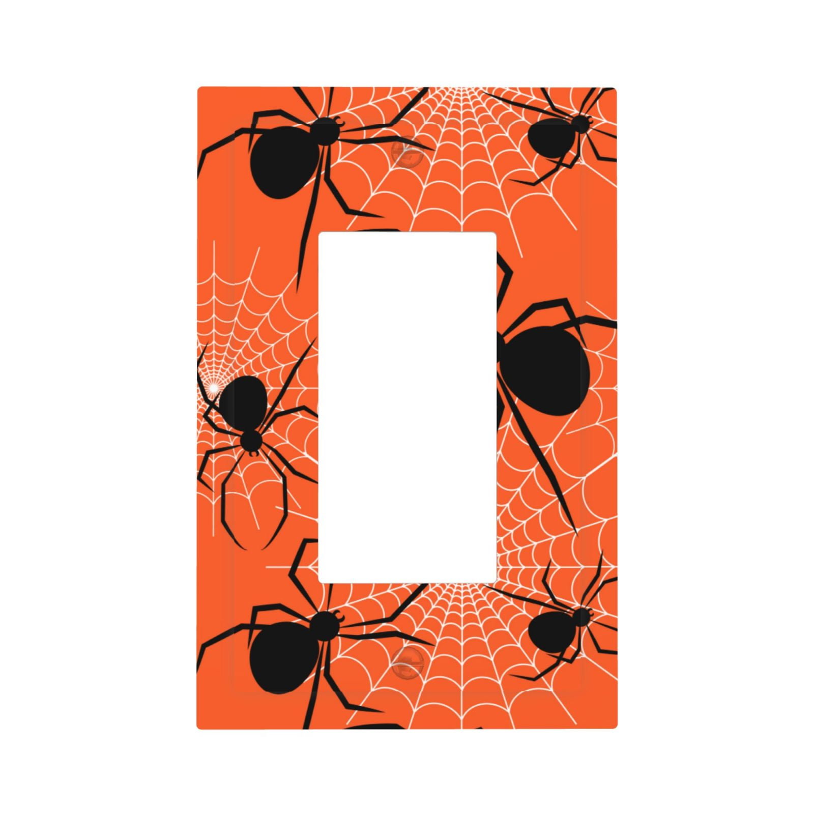 DouZhe 1-Gang Decorator/Rocker Wallplate, Cartoon Spiderweb Spiders ...