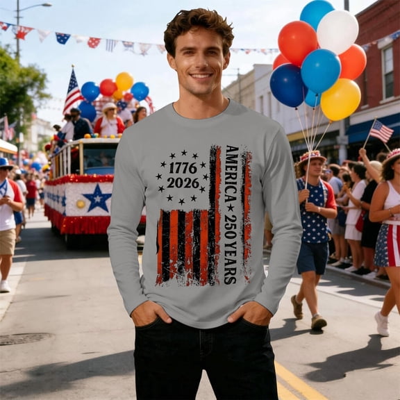 1776-2026 250 Anniversary USA Shirt Freedom Shirt Men's Tshirts Shirts Short Sleeve T Shirt America 4th of July Shirt Crew Neck Tee(Dark Gray,M)