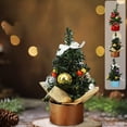 thumbnail image 1 of Xihbxyly Mini Árbol de Navidad, Pequeño Adorno Dorado, Rojo y Morado, Decoración Festiva para El Hogar y La Oficina, Decoración Única para El Escritorio Del Dormitorio, Ambiente Festivo, Tamaño 20 Cm, 1 of 6