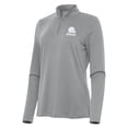 thumbnail image 2 of Women's Antigua  Gray Cleveland Browns Reprocess Quarter-Zip Top, 2 of 4