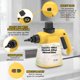 thumbnail image 3 of Cauzyart - Limpiador de vapor de mano a presión para limpieza con 11 accesorios y cerradura de seguridad, vaporizador multiusos para baño, azulejos, ventanas y coche, 3 of 5