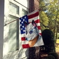 thumbnail image 2 of Blue Heeler Dog American Flag Flag Canvas House Size, 2 of 4