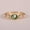 Sterling Silver, variant on Oval Moss Agate & Diamond Ring, 925 Starling Silver Ring, 5 Stone Ring, East West Ring, Stackable Ring, Birthstone Ring