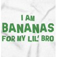 thumbnail image 2 of Bananas For Lil Bro Younger Brother Toddler Boy Girl T Shirt Infant Toddler Brisco Brands 12M, 2 of 6