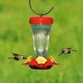 thumbnail image 3 of Perky-Pet “Perky’s Finest” Red Plastic Top Fill Hummingbird Feeder - 16 oz, 3 of 9