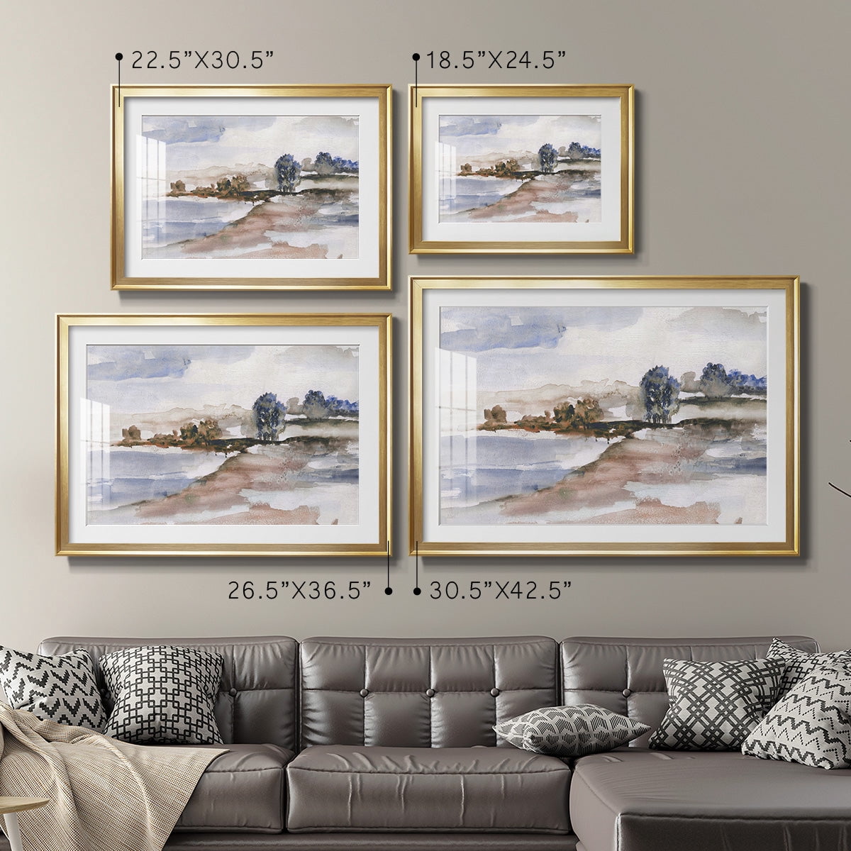 Mountain Cove Premium Framed Print - Ready to Hang