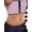 Pink, variant on Zipper Sweat-Wicking Seamless Sports Waist Shaper, Comfortable Compression for Tummy Control & Shaping