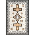 thumbnail image 3 of Nuloom Remy SpinClean Bold Geometric Machine Washable Area Rug, 7' x 9', Remy Ivory, 3 of 6
