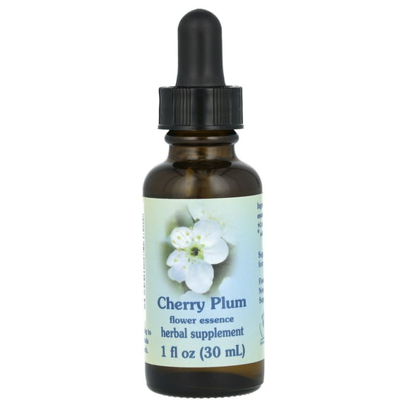 Flower Essence Services Cherry Plum, Flower Essence, 1 fl oz (30 ml)
