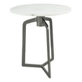 thumbnail image 5 of Rand Marble Side Table White  Black, 5 of 11