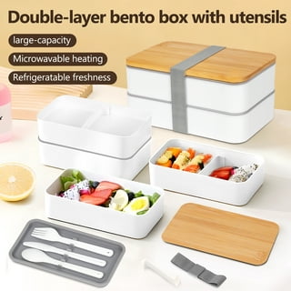 Nurses SWAG Bento Lunch Box 3 Piece Utensil Set Two Tray No Strap