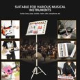 thumbnail image 3 of Stand de Partition de Musique Portable pour Violon et Saxophone, Réglable en Hauteur, 3 of 7