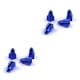 thumbnail image 4 of Kenally 4 piezas tapas de vástago de válvula de neumático que cubren accesorios componentes modificados vehículos cubierta de aire de rueda Azul 2piezas, 4 of 6