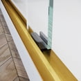 thumbnail image 3 of 56-60 in.W x 72 in.H Double Sliding Framed Shower Door,Clear Tempered Glass,Stainless Steel Frame,Brushed Gold, 3 of 5