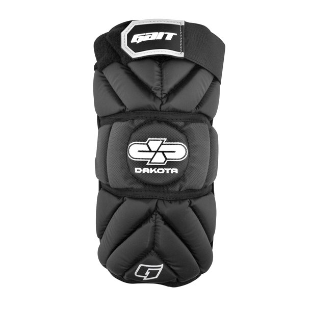 New Gait D25016 Intrepid medium Lacrosse Arm Pads Black/White 1 Pair