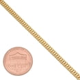 thumbnail image 3 of 6mm 14k Yellow Gold Plated Square Franco Chain Necklace, 24 inches, 3 of 7