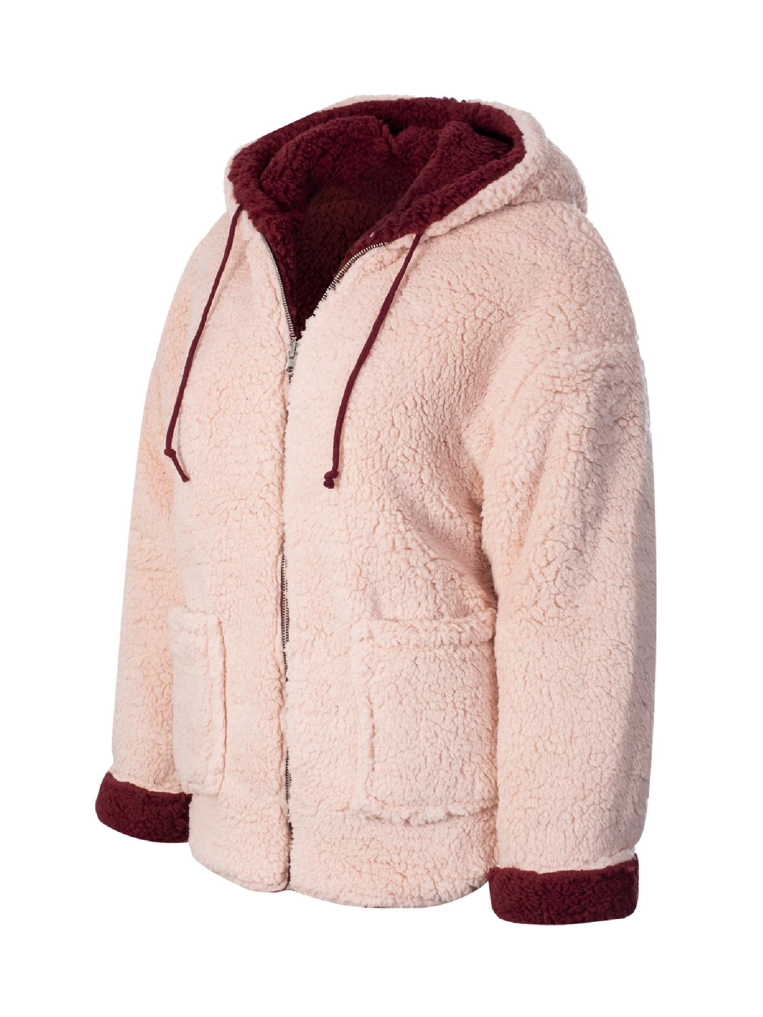 blush zip up hoodie