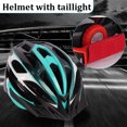 thumbnail image 2 of VALINK Mountain Bike Riding Helmet with Taillight Design Adjustable Band Portable Durable Detachable Light, 2 of 7