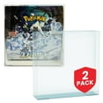 thumbnail image 1 of EVORETRO 2-Pack PET Case Protectors – Compatible with Large Japanese Booster Boxes, Clear Dustproof Display Cases for TCG Collectibles, 1 of 5