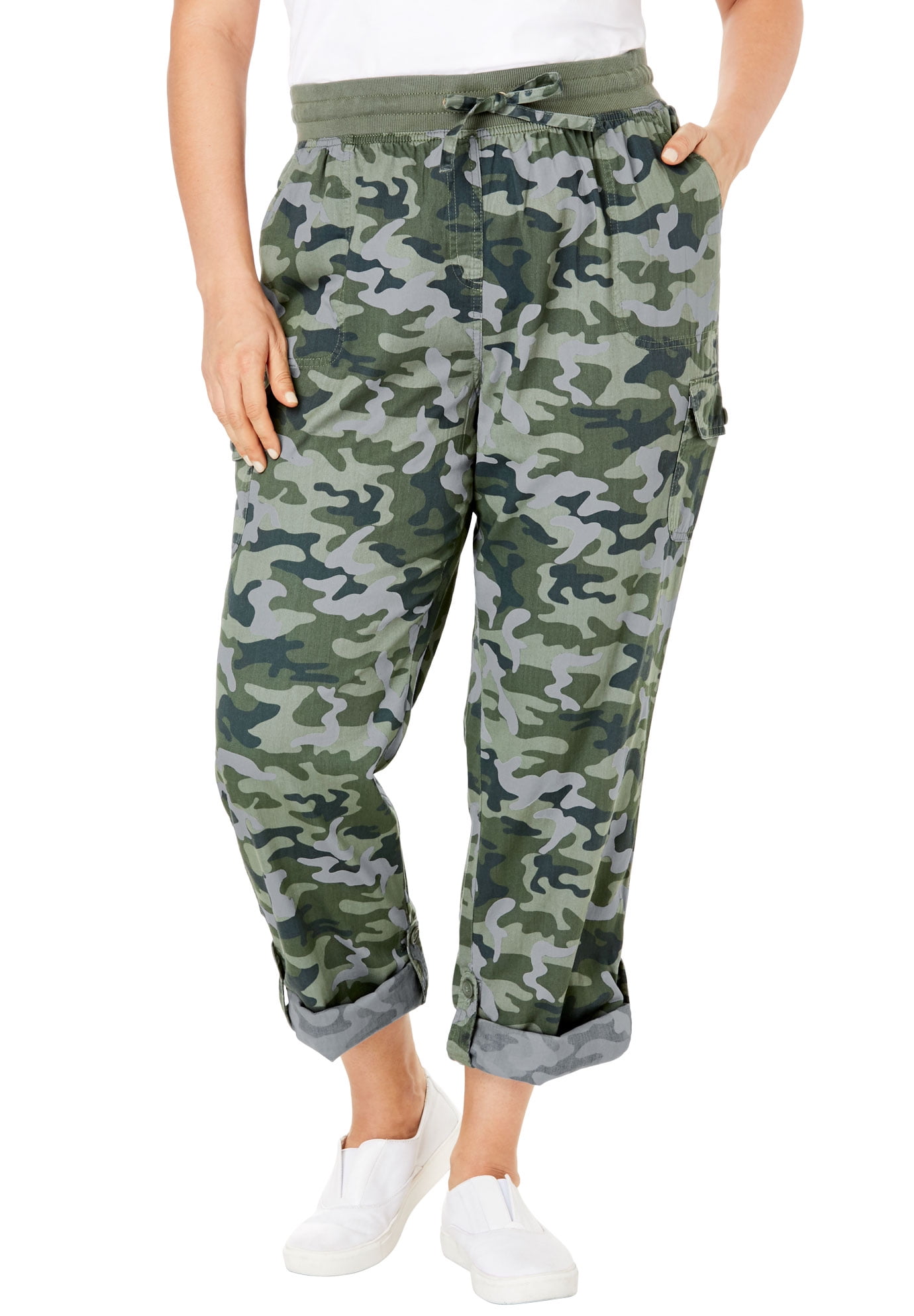 woman within cargo pants