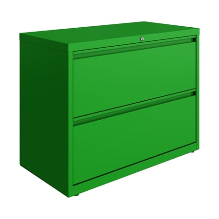 UPC: 0029404242502 | Hirsh 36 Inch Wide 2 Drawer Metal Lateral File Cabinet for Home and Office  Holds Letter  Legal and A4 Hanging Folders  Screamin  Green