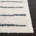 thumbnail image 4 of SAFAVIEH Venus Anuki Striped Shag Area Rug, 2'2" x 4', Ivory/Dark Grey, 4 of 8
