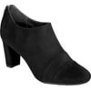 Women's Aerosoles Central Ave Bootie Black Fabric 5.5 M