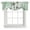 Green, variant on Green Floral Tie Up Valance Curtains for Windows, Kitchen Curtains Window Shades, Country Rustic Ombre Painting Art Watercolor Light Filtering Roman Curtain Valances for Bedroom/Bathroom/Cafe 42"x12"