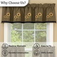 thumbnail image 5 of Park Designs Sunflower Check Lined Valance, 5 of 6