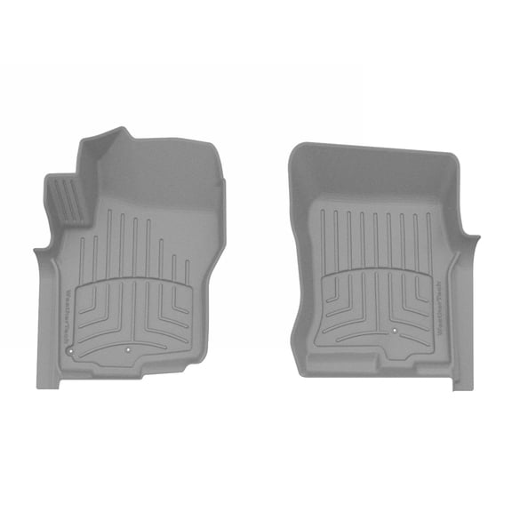 WeatherTech FloorLiner HP Custom Fit Floor Mats compatible with Frontier, Equator - 1st Row (Driver & Passenger), Grey