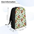 thumbnail image 4 of Cauagu Mosaic Forest Squirrel Print Backpacks,Travel Daypack Casual Laptop Backpack Bookbag Fits 15 Inch Computer for Men Women, 4 of 8