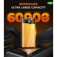 thumbnail image 2 of Power Bank Portátil 60000mAh con Cable 3 en 1 22.5W, 2 of 8
