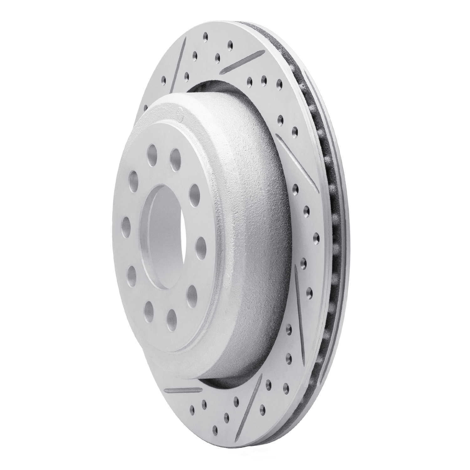 Dynamic Friction Company 830-55003L DFC Geoperformance Rotor - Drilled and Slotted