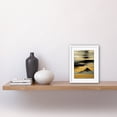 thumbnail image 2 of Modern Simple Mount Fuji Painting in Silver Grey Black Gold Artwork Framed Wall Art Print 9X7 Inch, 2 of 5