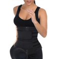 thumbnail image 2 of Waist Trimmer Belt Women Sauna Suit Sweat Wrap Trainer Slimming Cincher Body Shaper, 2 of 5