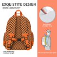 thumbnail image 5 of Checkered Backpack for School,Cute School Bag,Schoolbag with Adjustable Shoulder Straps & Padded Back,15.25"x11.5"x5.25", 5 of 6