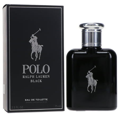 Ralph Lauren Polo Black Eau de Toilette, Cologne for Men 2.5 oz